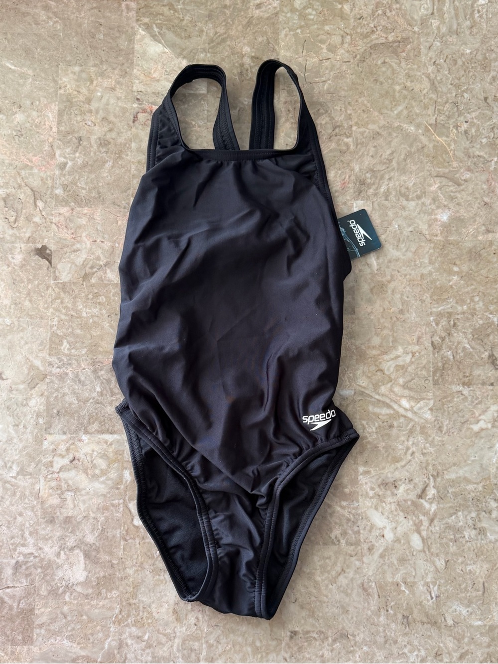 Speedo Pro LT Black Swimsuit Size Youth 12/28 - NWT